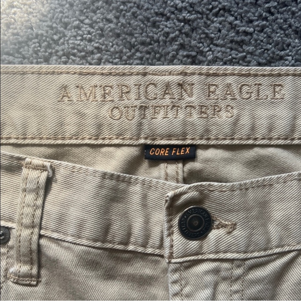 Men's American Eagle Beige Jeans - Picture 3 of 4